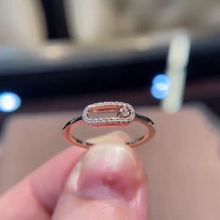 Gold Tone Copper Life Ring