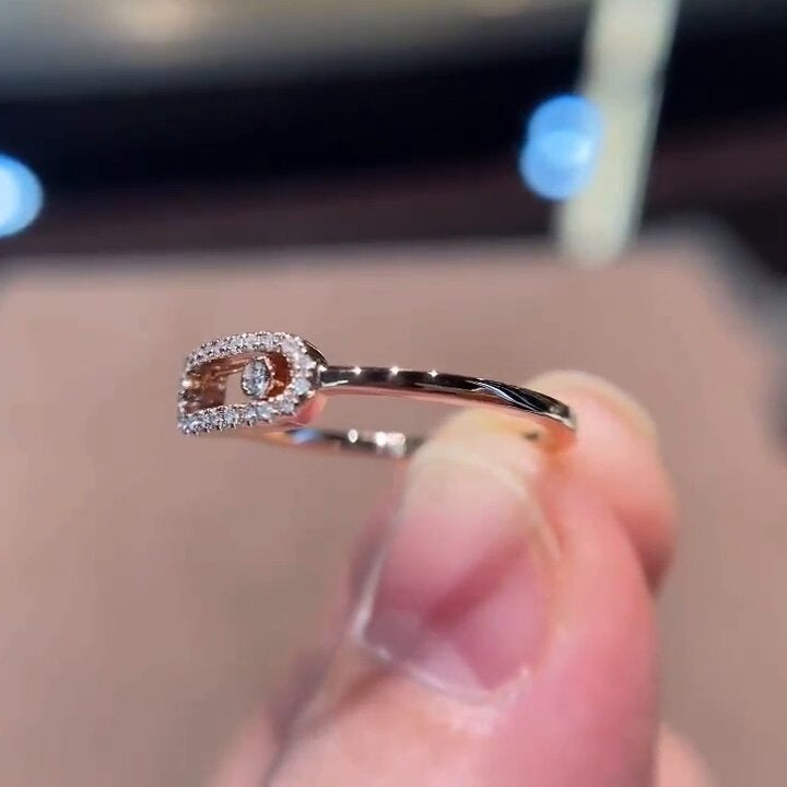 Gold Tone Copper Life Ring