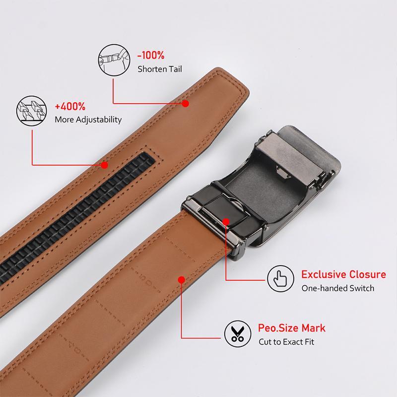 Men's Checkered Belt Buckle Belt