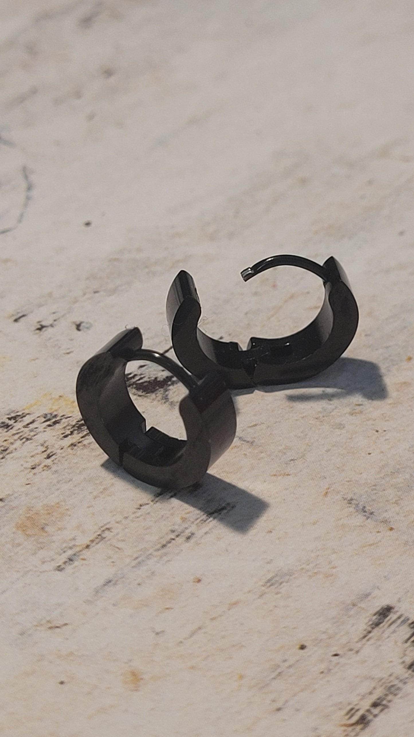 Unisex Iridescent Hoop Earrings