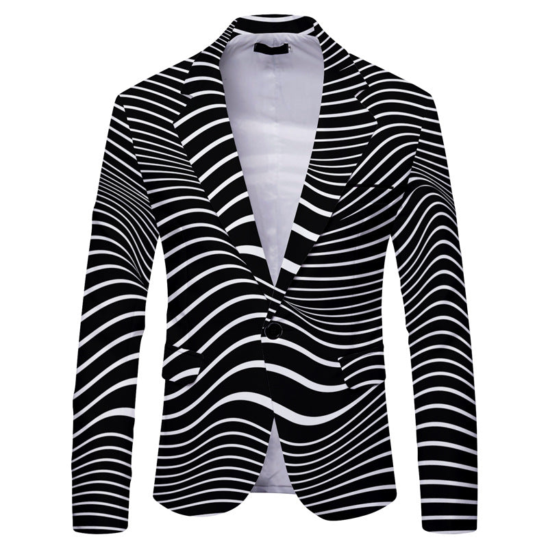 Mens Form Fitted Vibrant Dress Jacket