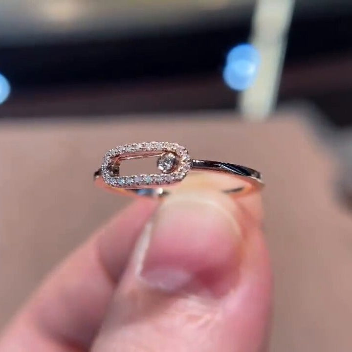Gold Tone Copper Life Ring