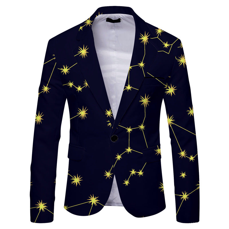 Mens Form Fitted Vibrant Dress Jacket