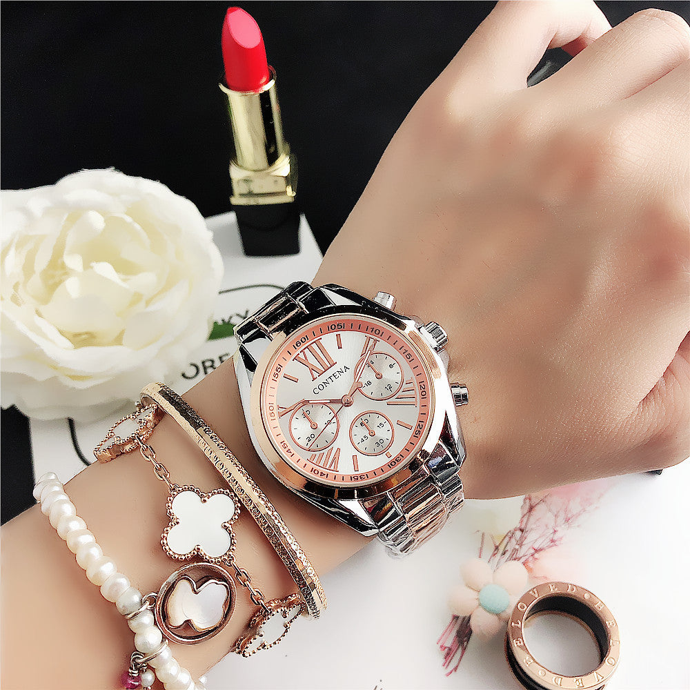 Women's Diamond Quartz Mesh Strap Watch