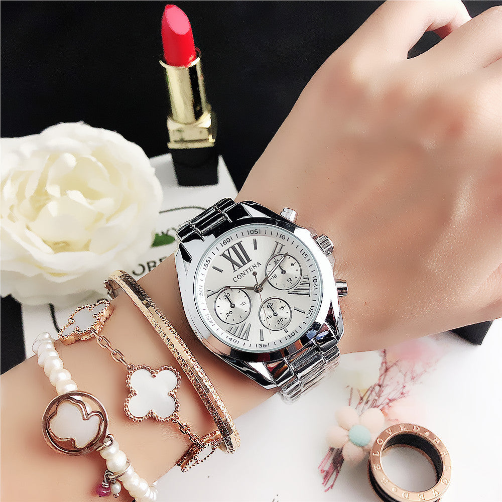 Women's Diamond Quartz Mesh Strap Watch
