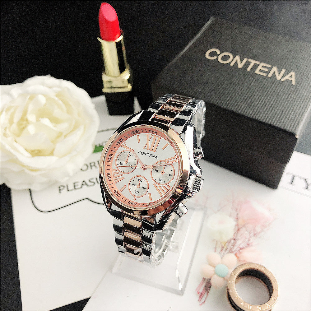 Women's Diamond Quartz Mesh Strap Watch