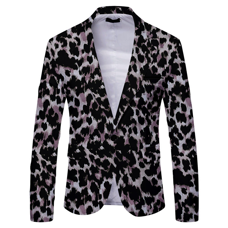 Mens Form Fitted Vibrant Dress Jacket