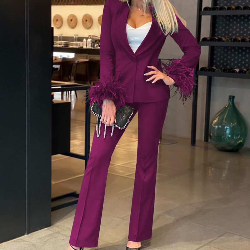 Women's Long Sleeve Long Fashion Casual Set
