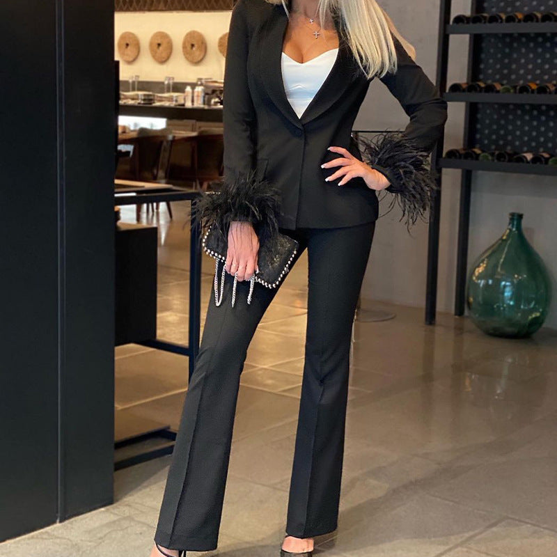 Women's Long Sleeve Long Fashion Casual Set