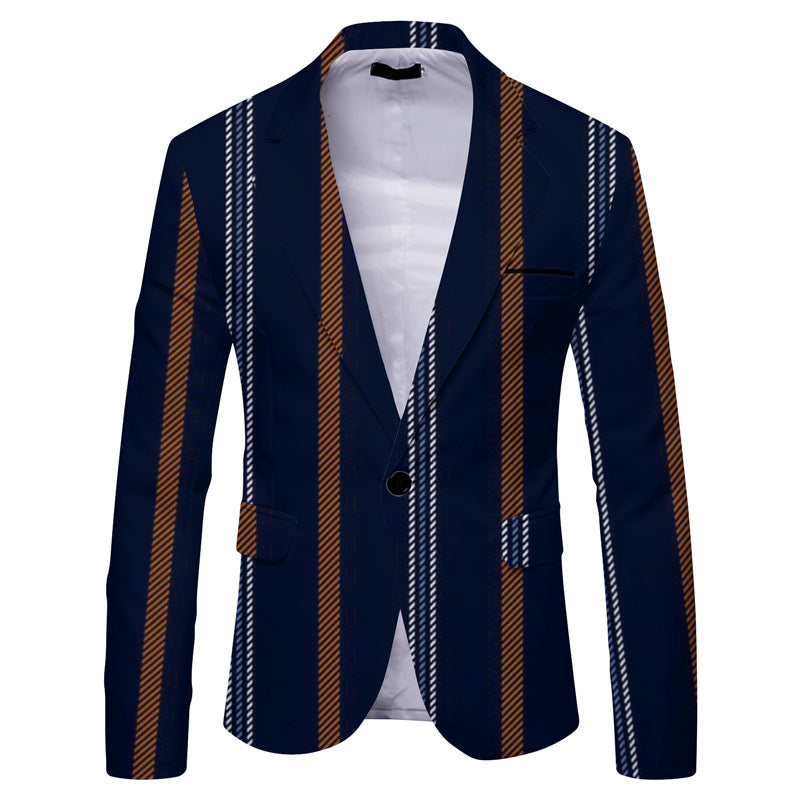 Mens Form Fitted Vibrant Dress Jacket