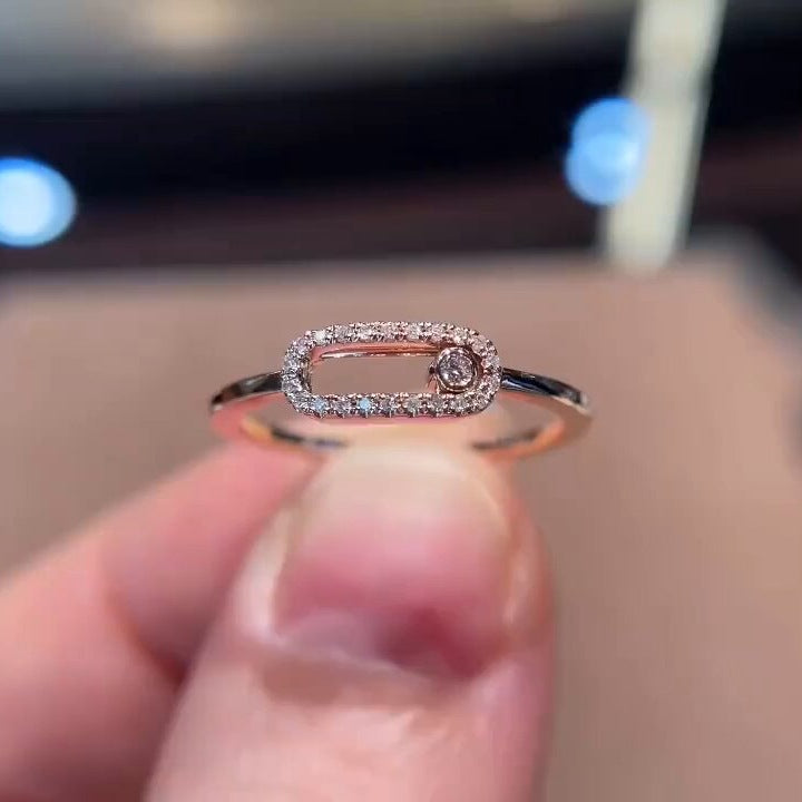 Gold Tone Copper Life Ring