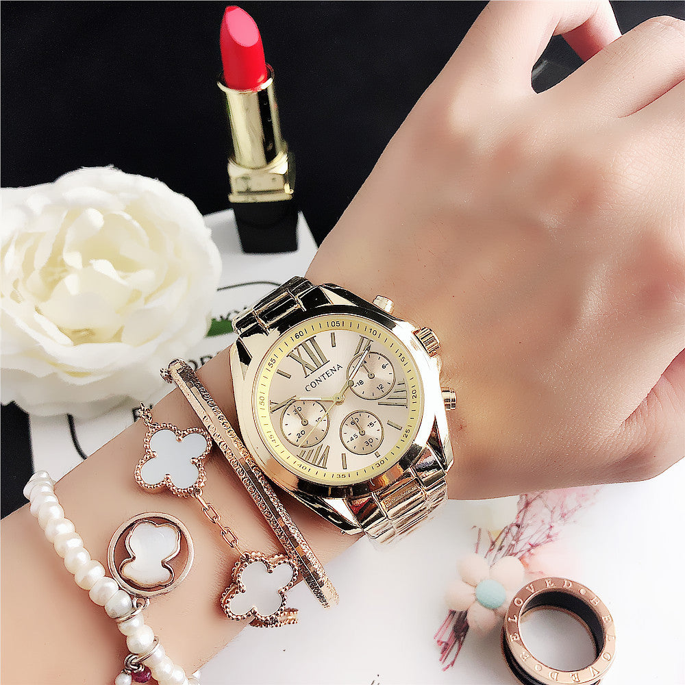 Women's Diamond Quartz Mesh Strap Watch