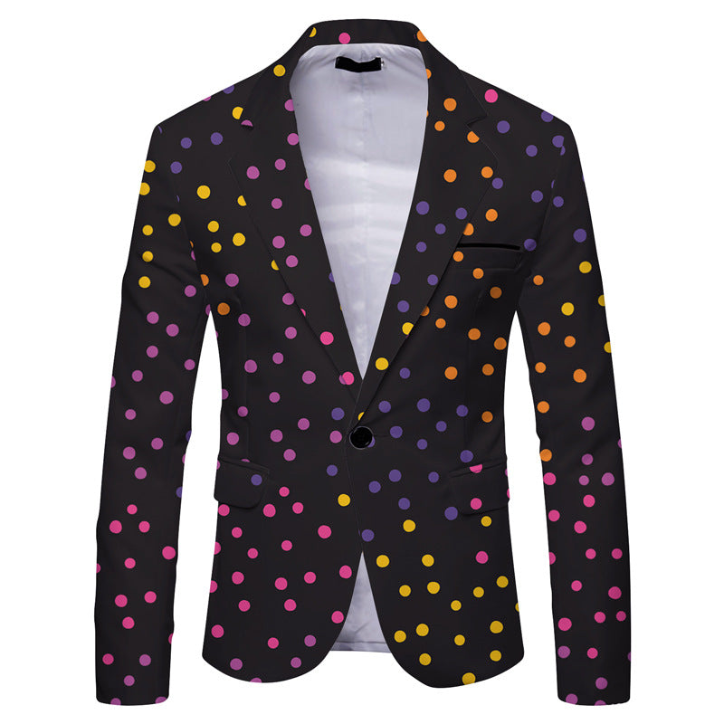 Mens Form Fitted Vibrant Dress Jacket