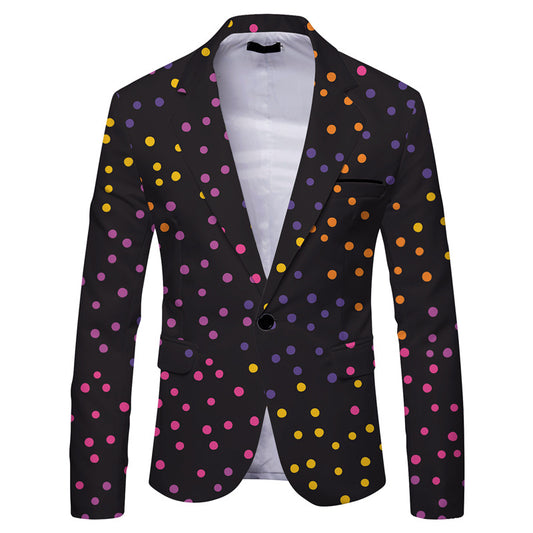 Mens Form Fitted Vibrant Dress Jacket