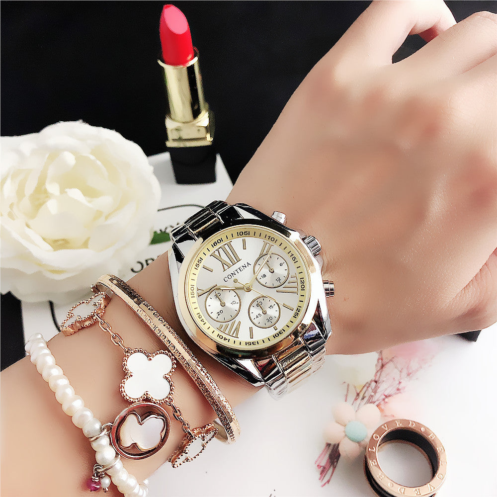 Women's Diamond Quartz Mesh Strap Watch