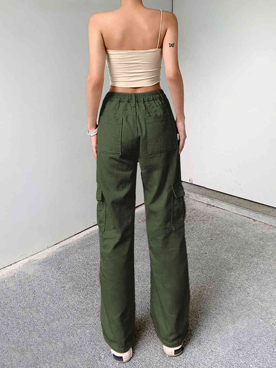 Old School Denim Loose-Fit Jeans with Side Pockets