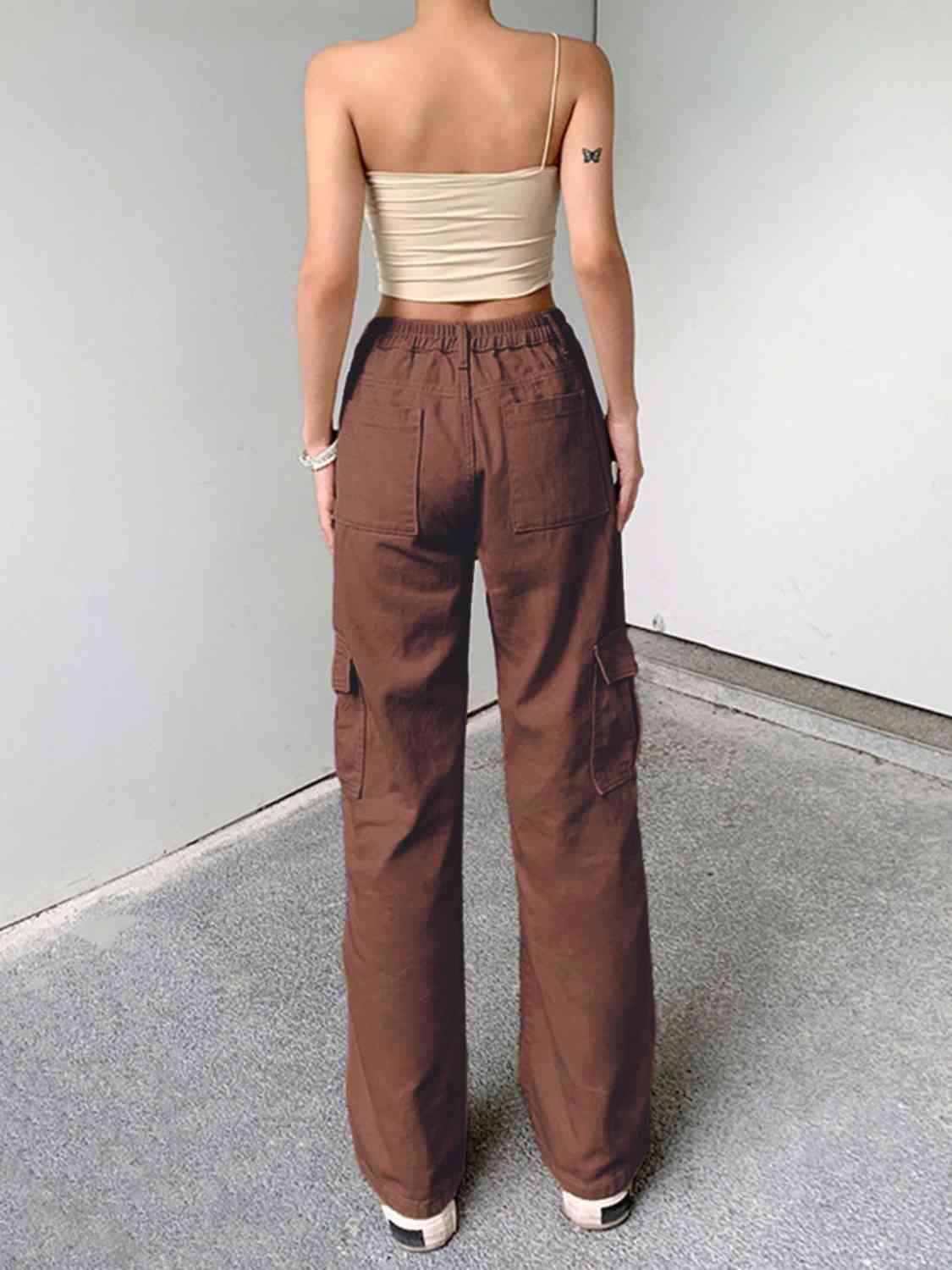 Old School Denim Loose-Fit Jeans with Side Pockets